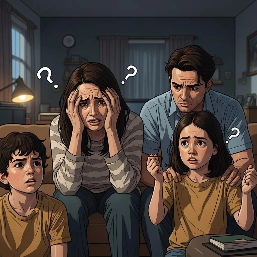 A Family Facing Tension That Reflects How Addiction Affects Roles And Emotions