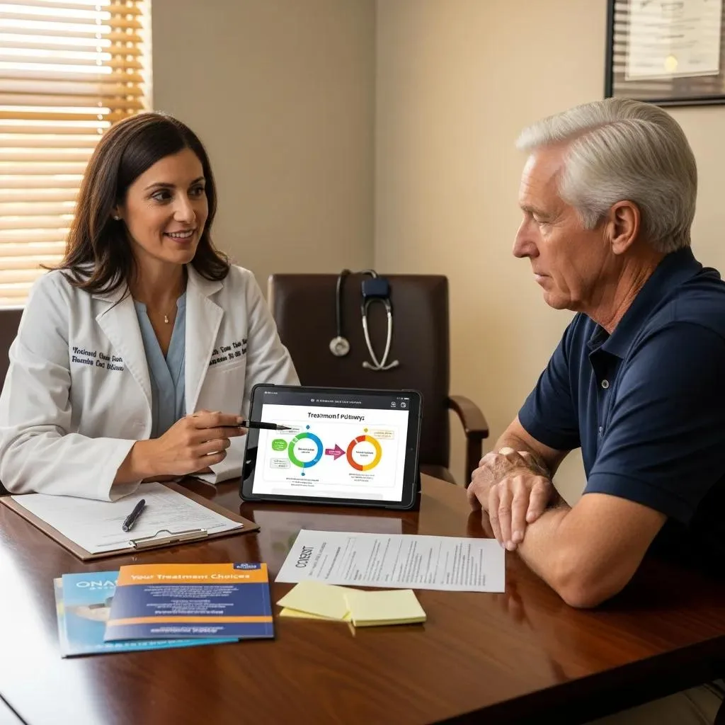 Ethics In Addiction Treatment: Patient Care &Amp; Rights Clinician And Patient Reviewing Treatment Options Together To Emphasize Patient Autonomy