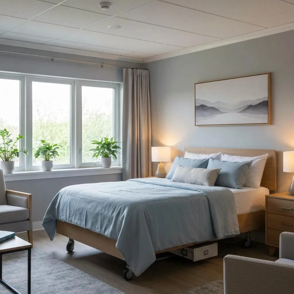 Comfortable Inpatient Rehab Room Designed To Support Long-Term Recovery In Nevada