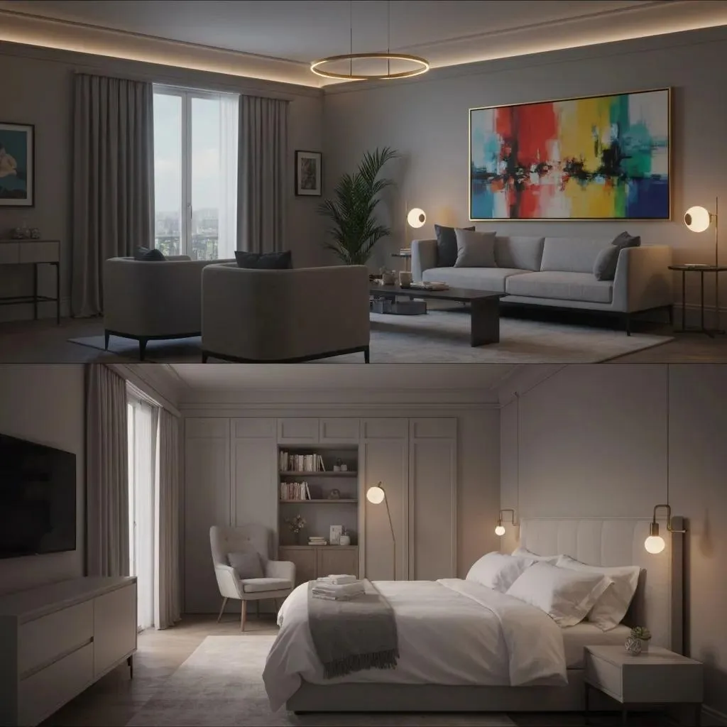 Calm Inpatient Rehab Room With Warm Decor, Highlighting Safety And The Healing Environment