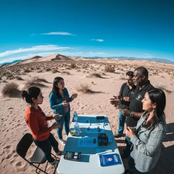 Community Harm Reduction Event In Nevada With People Distributing Naloxone Kits And Engaging In Supportive Discussions