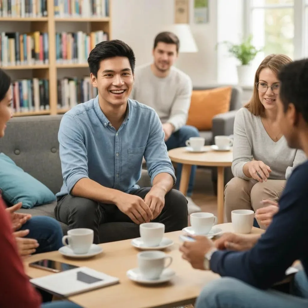 Community Support Group Fostering Connection And Recovery In A Warm, Inviting Environment
