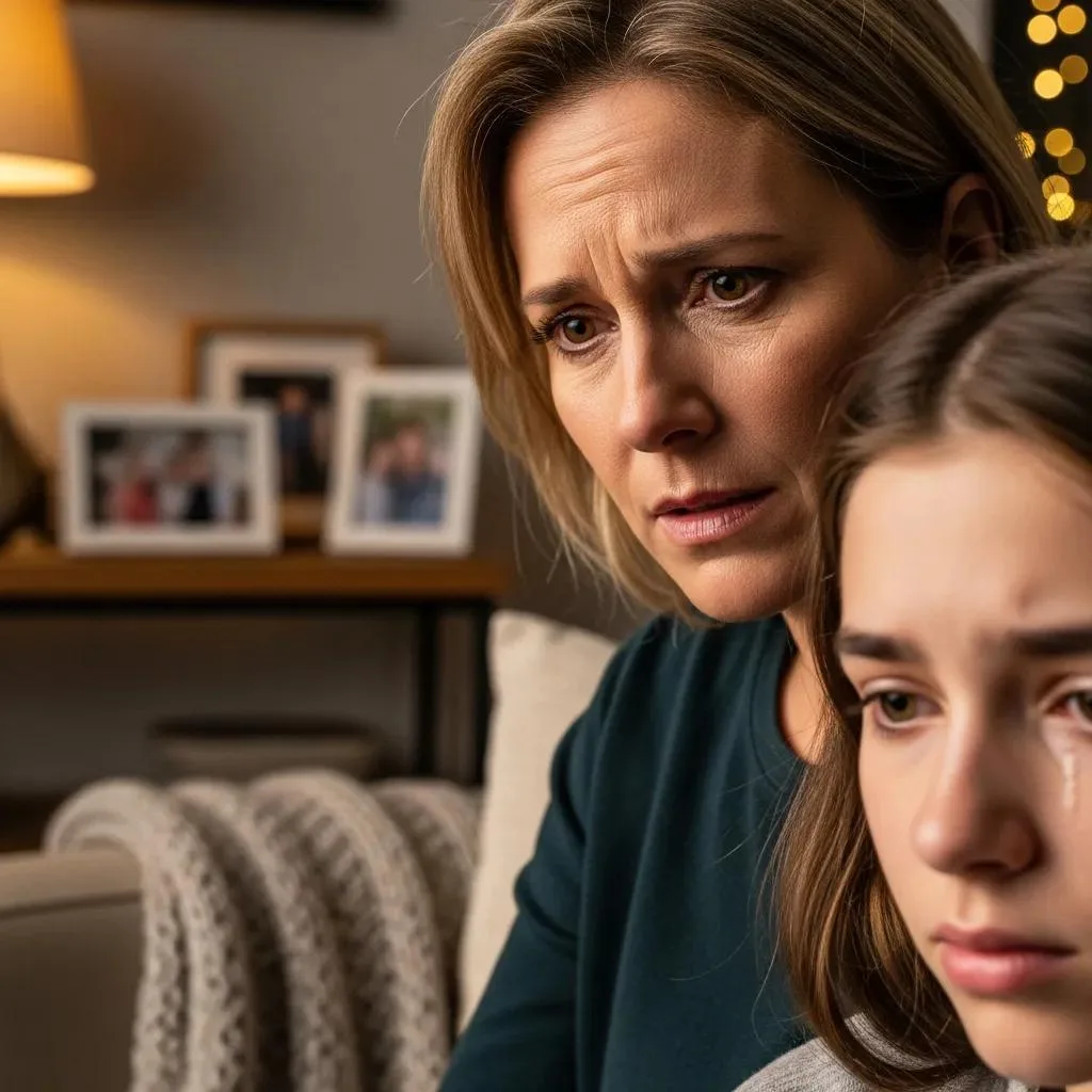 Parent Watching Their Teen With Concern, Highlighting The Importance Of Early Recognition Of Substance Use