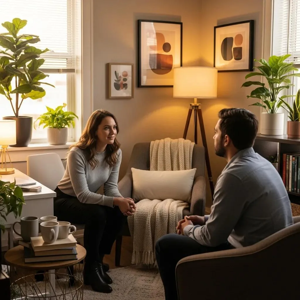 Counselor Supporting A Client During Aftercare — Bcbs Recovery Services Explained