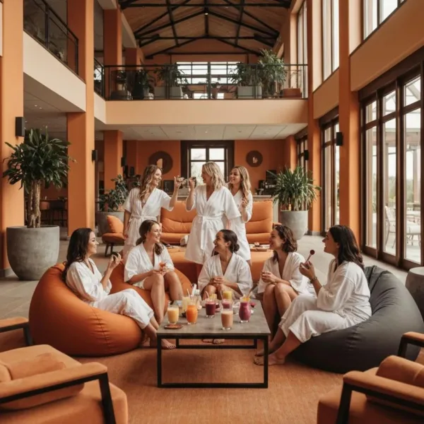 Cozy Counseling Room For Addiction Support With Comfortable Seating And Calming Decor