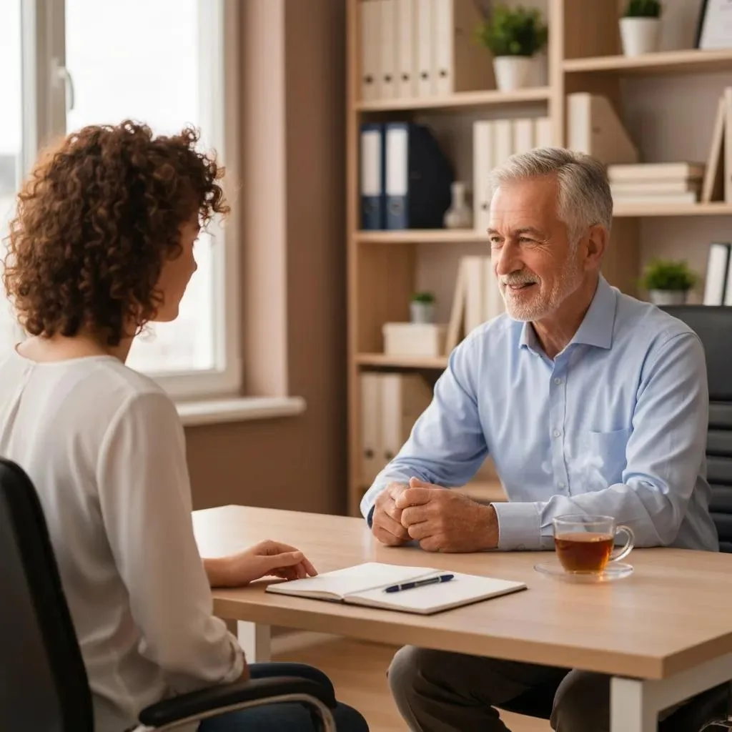 Resources For Employers: Supporting Employees In Recovery Employee Speaking Privately With An Eap Counselor In A Confidential Setting