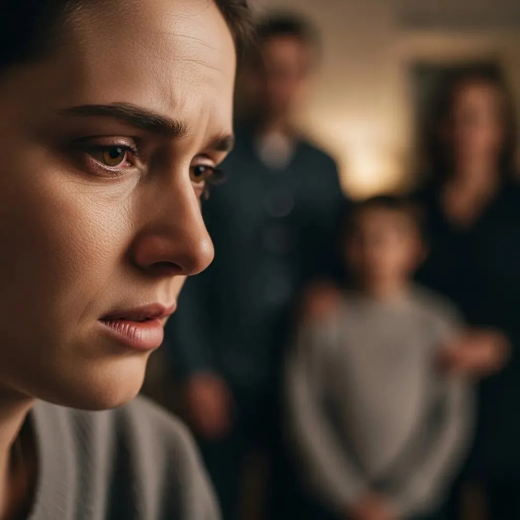 Person Reflecting On The Emotional Impact Of A Loved One’s Substance Use During A Family Gathering