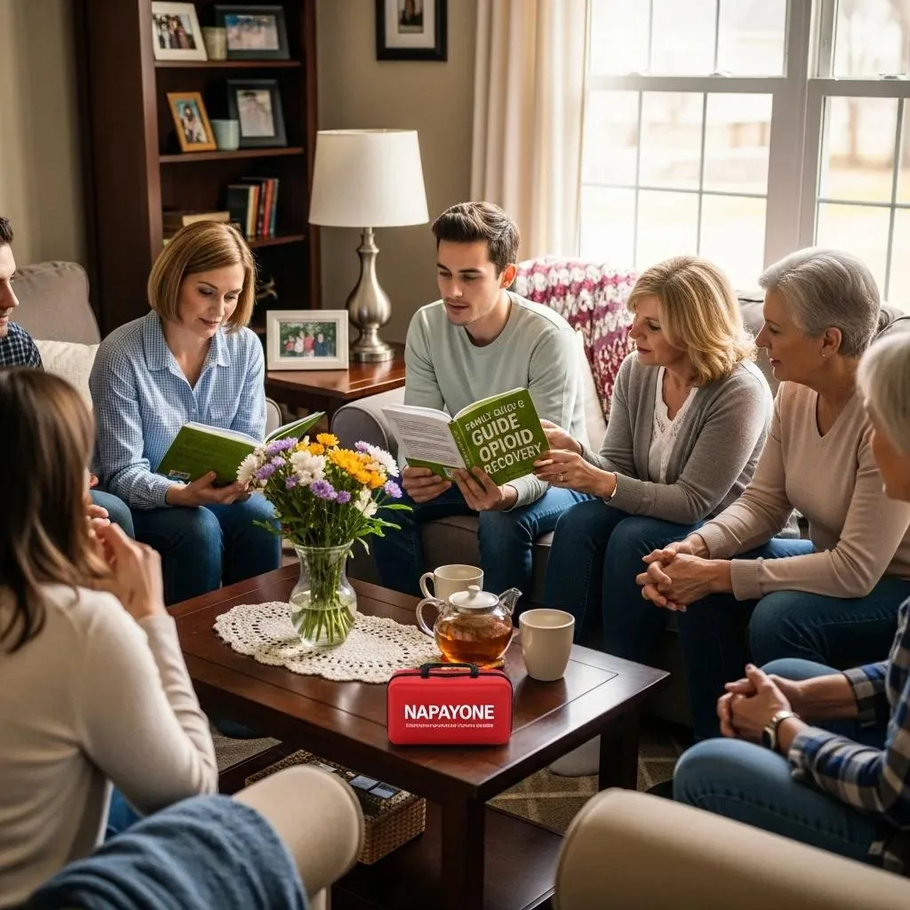 Family Members And Clinicians Planning Support Steps For A Loved One In Fentanyl Detox, Showing Compassion And Preparedness