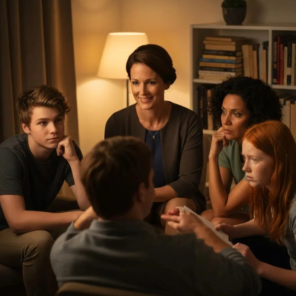 Family Therapy Session That Supports Long-Term Addiction Recovery