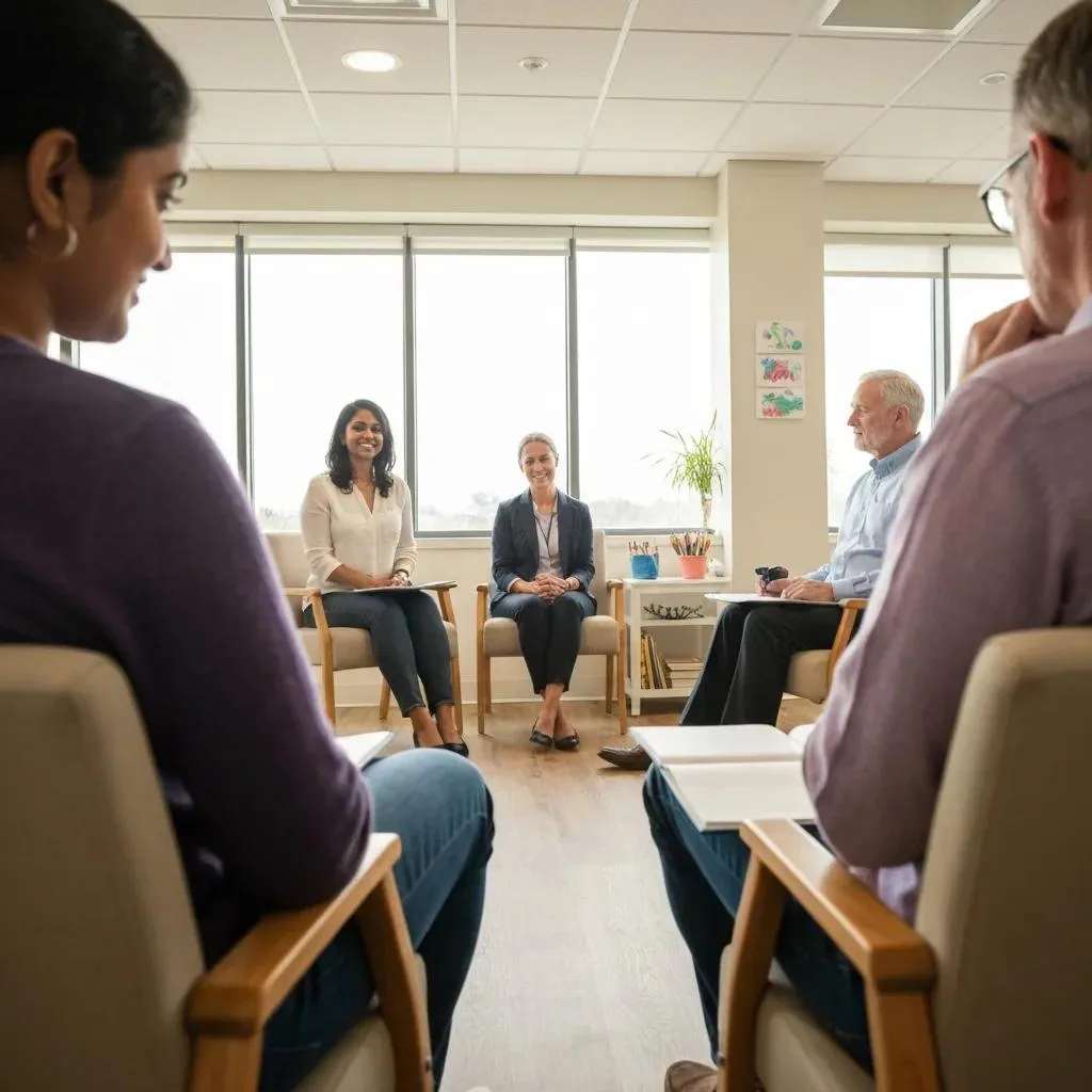 Group Therapy At Betterchoice In Las Vegas Demonstrating Coordinated Mental Health And Addiction Care