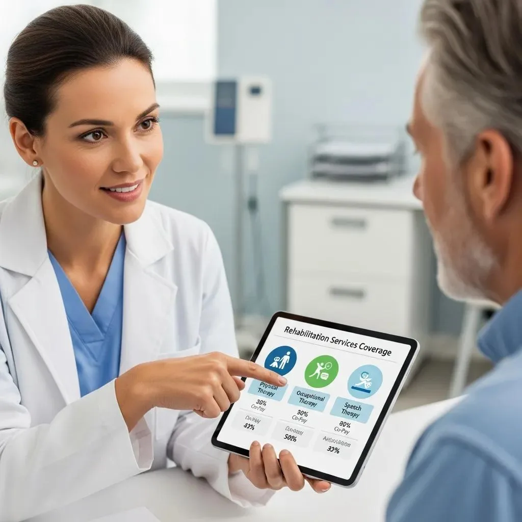 Clinician Explaining Insurance Coverage Options For Addiction Treatment To A Patient