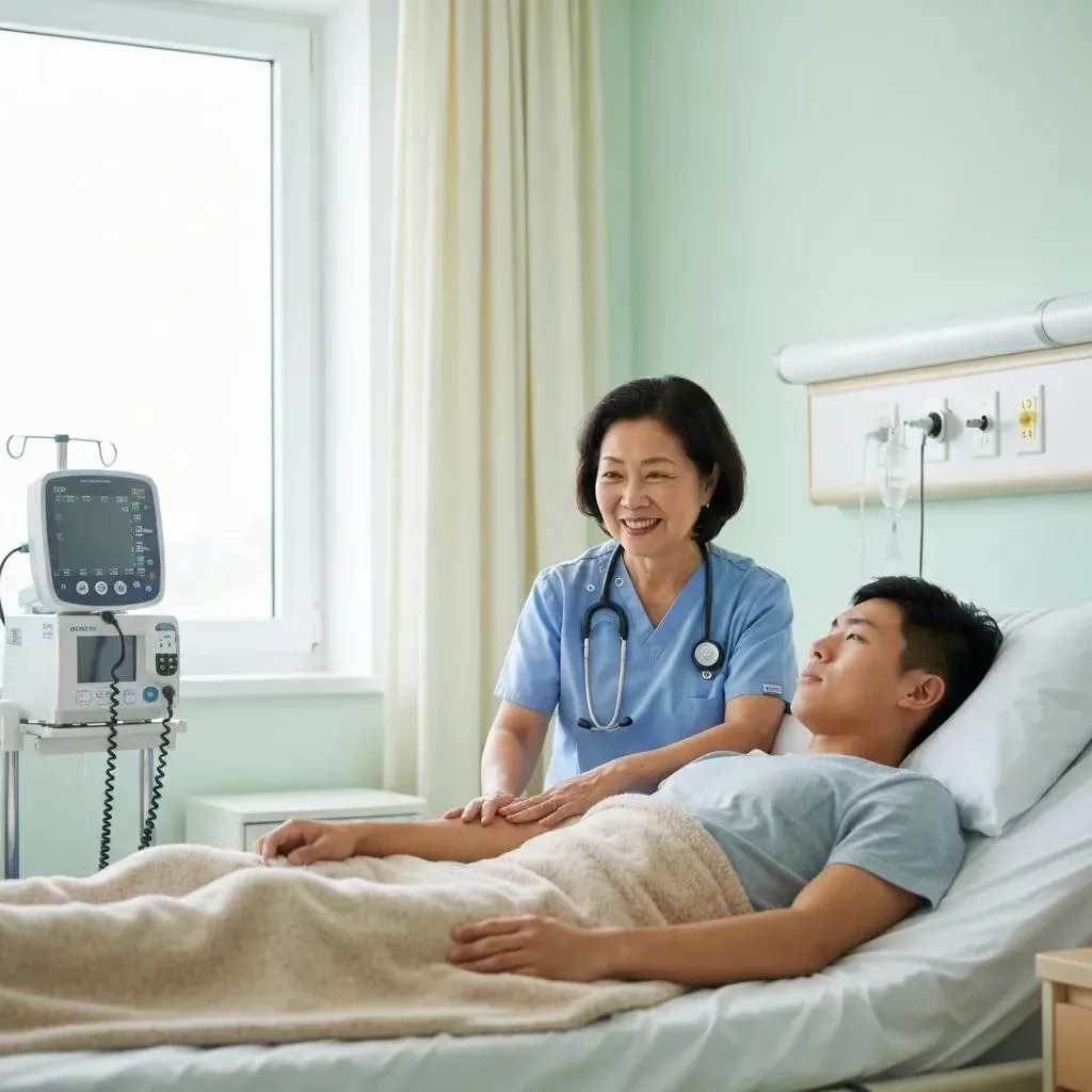 Clinician Monitoring A Patient During Medical Detox To Ensure Safe, Supported Withdrawal From Prescription Drugs