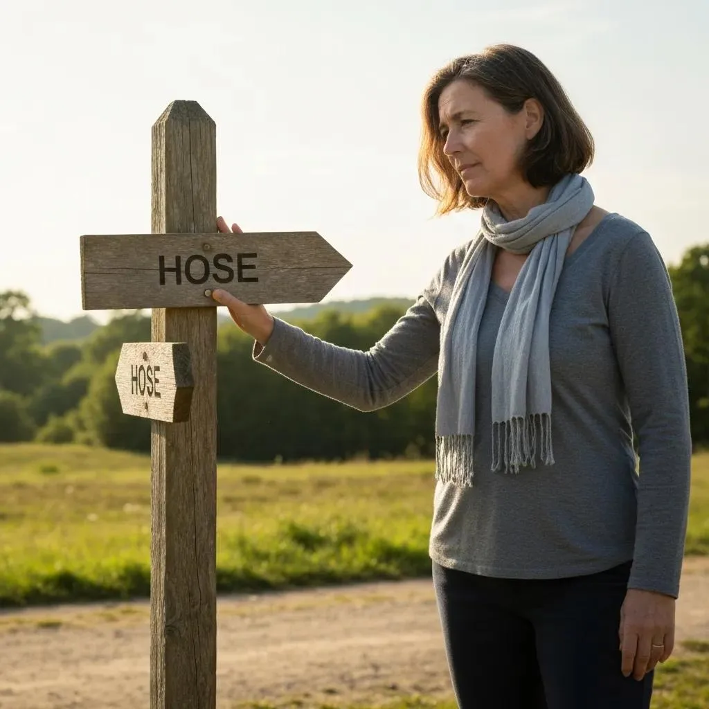 Person Standing At A Fork In The Road, Symbolizing The Difficulty Of Choosing Treatment When Stigma Is Present