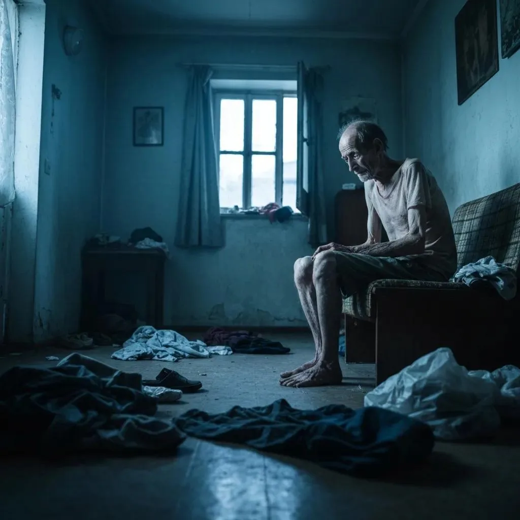 Person In A Quiet Room Reflecting The Health And Daily Life Challenges Linked To Heroin Addiction