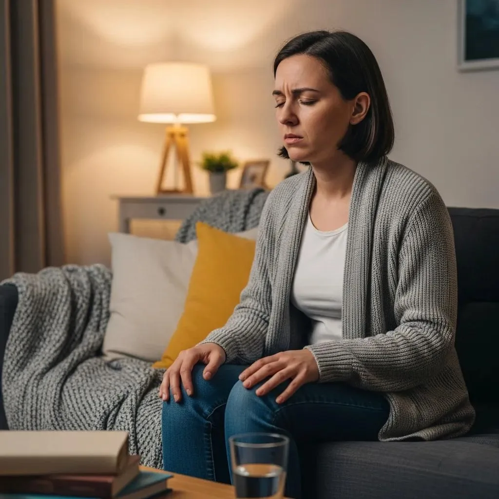 Marijuana Detox Program Las Vegas, Nevada Person Practicing Calming Techniques At Home To Manage Anxiety And Restlessness During Marijuana Withdrawal