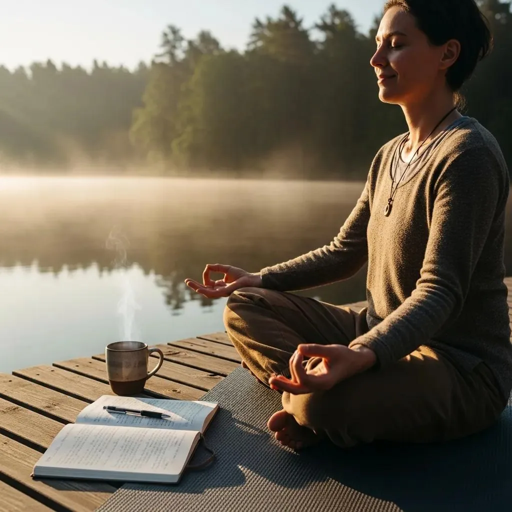 Preparing For Medical Detox: What To Know Person Practicing A Simple Mindfulness Exercise In A Peaceful Space To Prepare Emotionally