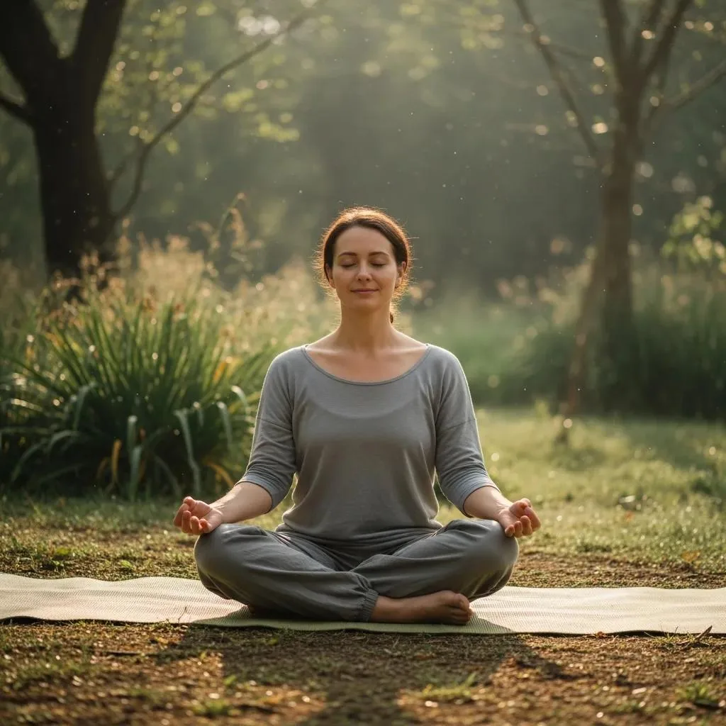 Person Practicing Mindfulness Outdoors As Part Of A Relapse Prevention Plan