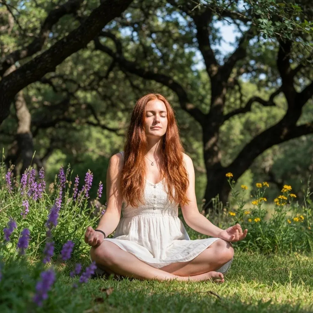 Person Practicing Mindfulness Outdoors To Illustrate Emotional Regulation Skills