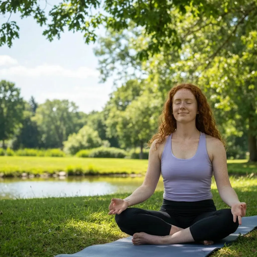 Person Practicing Mindfulness Outside To Improve Coping Skills In Recovery