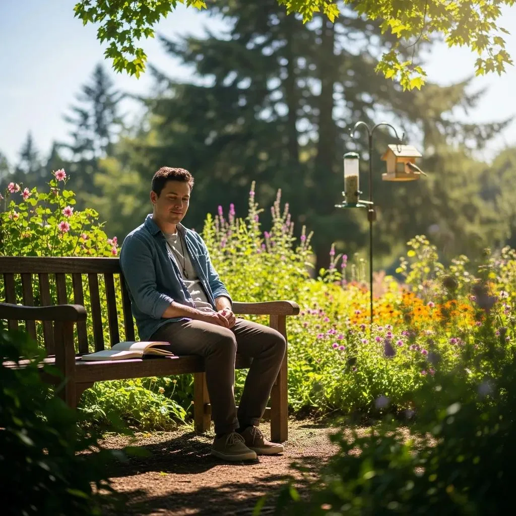 Person Reflecting Outdoors — Mental-Health Benefits Of Volunteering During Recovery