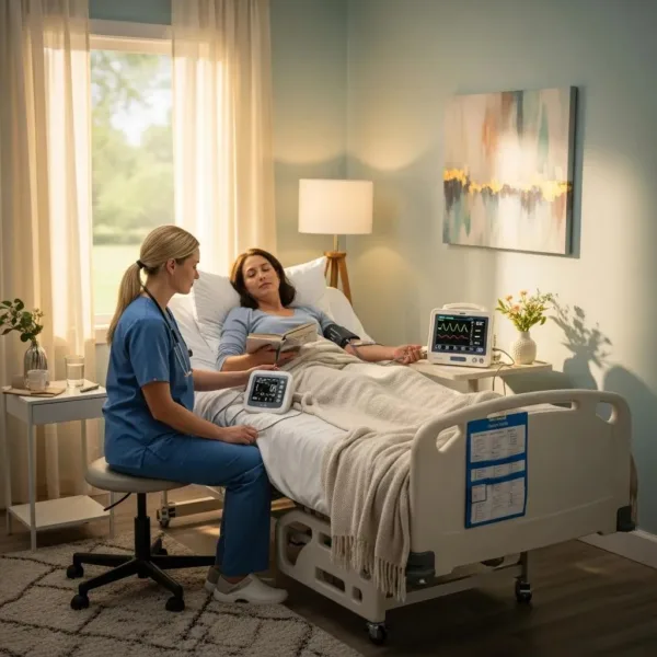 Blogs Medically Supervised Opioid Detox Environment With A Patient And Nurse, Emphasizing Safety And Care