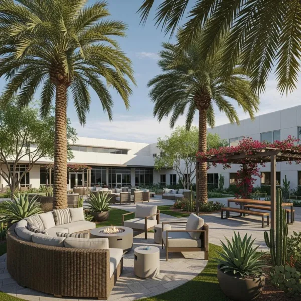 Blogs Modern Rehabilitation Center In Las Vegas With Serene Outdoor Space, Emphasizing Men'S Only Rehab Programs