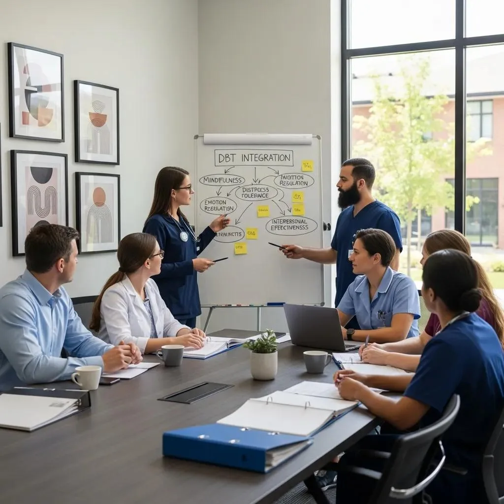 Treatment Team Meeting To Coordinate Dbt Integration Across A Patient’s Care Plan