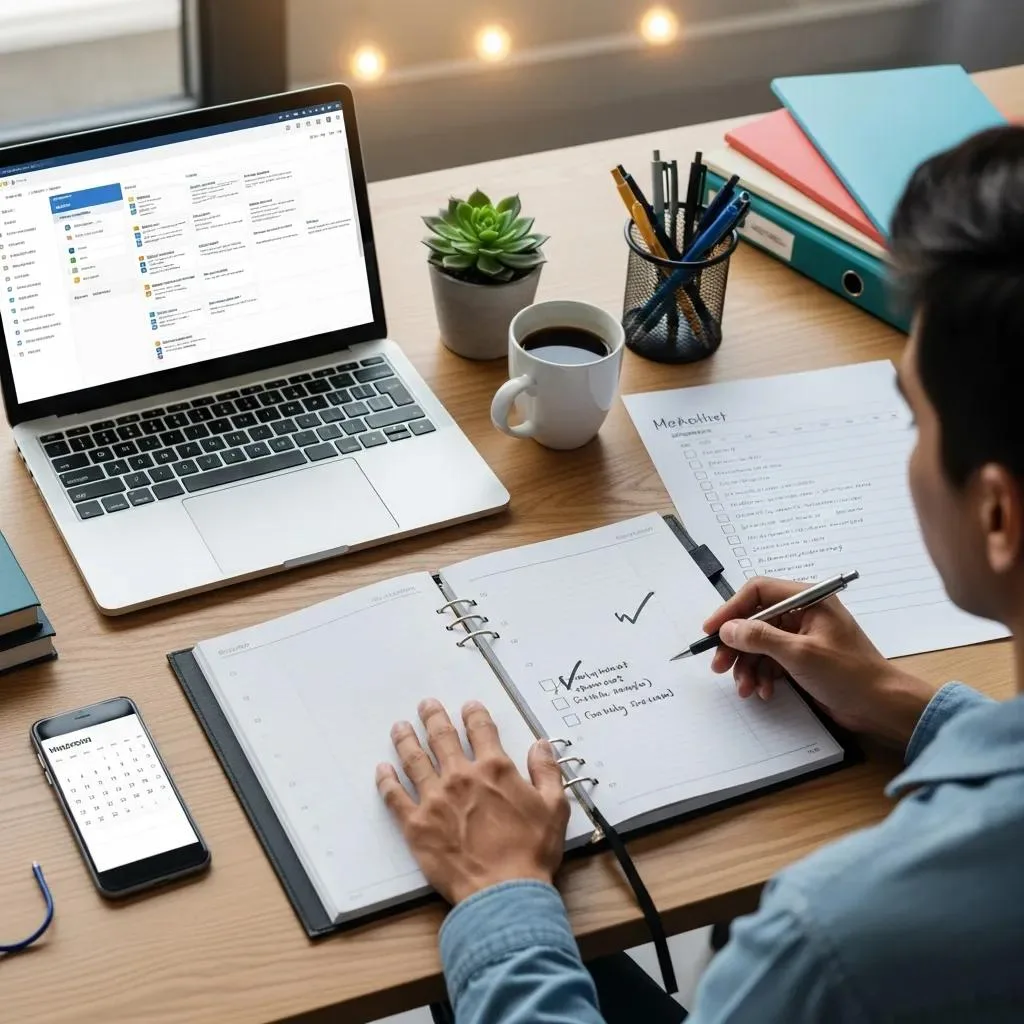 Preparing For Medical Detox: What To Know A Tidy Planning Area With Notes And A Calendar To Organize Logistics Before Detox