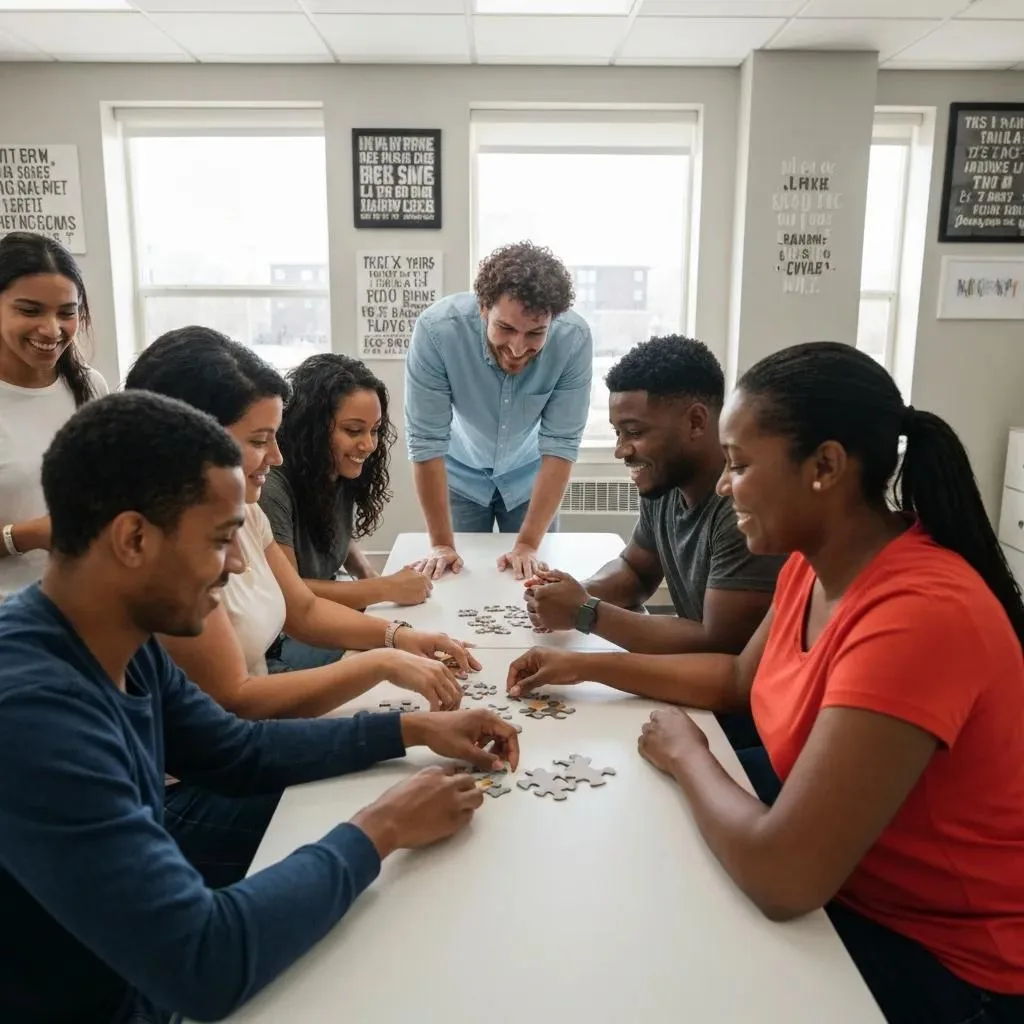 Understanding Addiction Recovery Programs In Las Vegas Participants Engaging In An Intensive Outpatient Program Activity