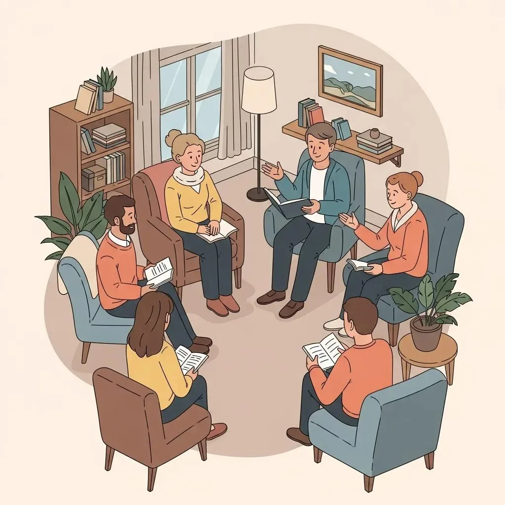 Participants In A Group Therapy Session Sharing Experiences To Reduce Isolation And Build Community