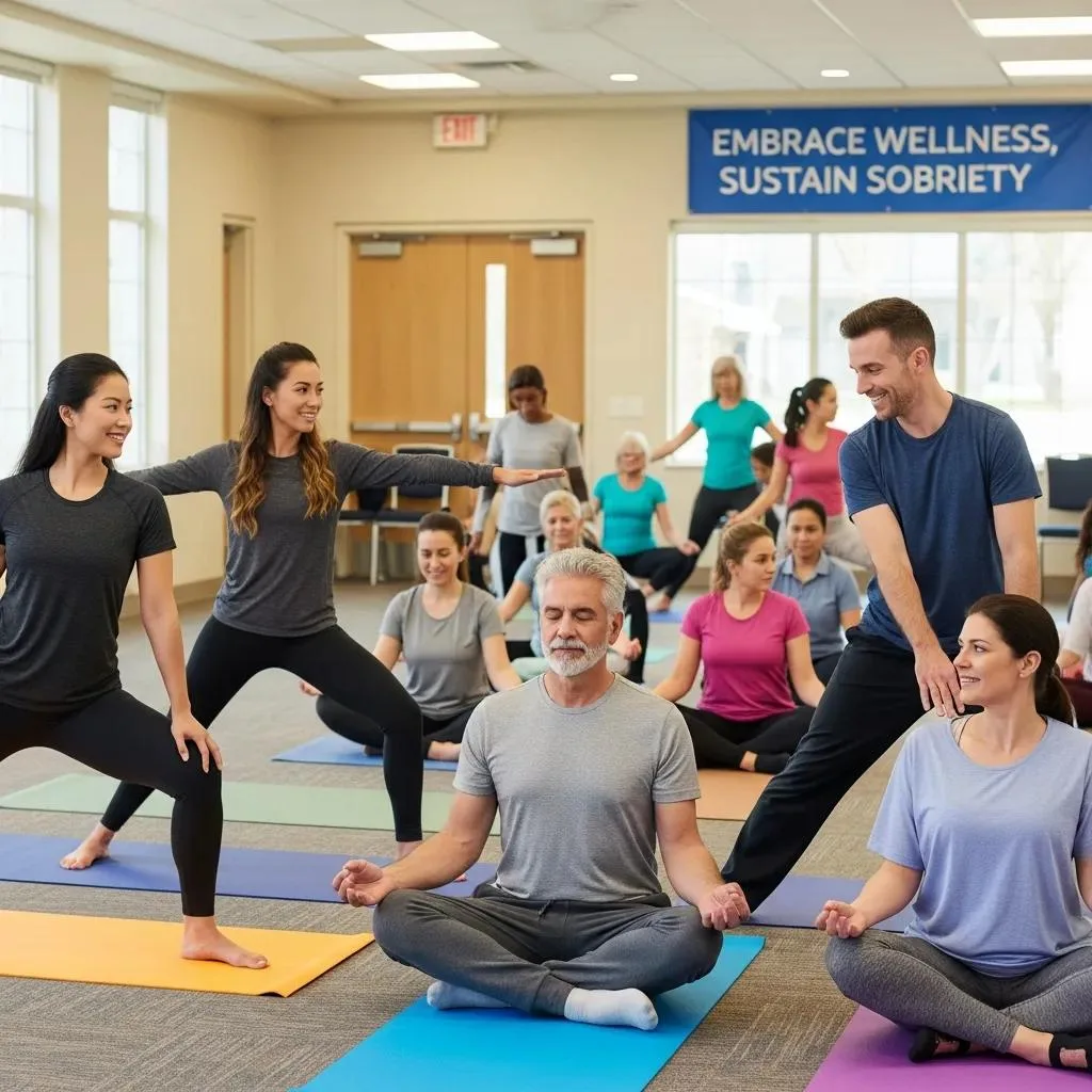 Participants In Flexible Outpatient Holistic Therapy Session Promoting Sobriety