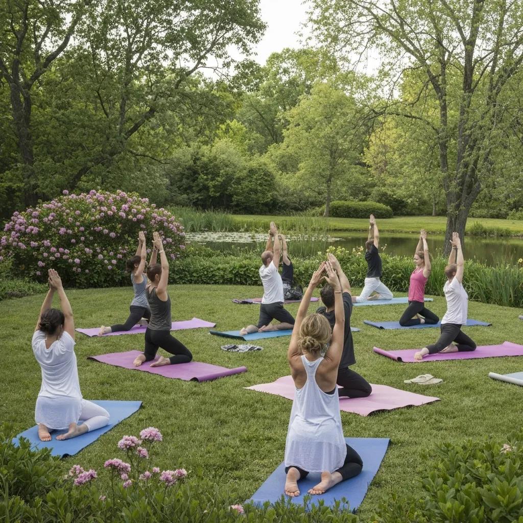 Transform Your Life With Top Addiction Treatment Centers Participants Practicing Yoga Outdoors As Part Of Holistic Recovery Programming