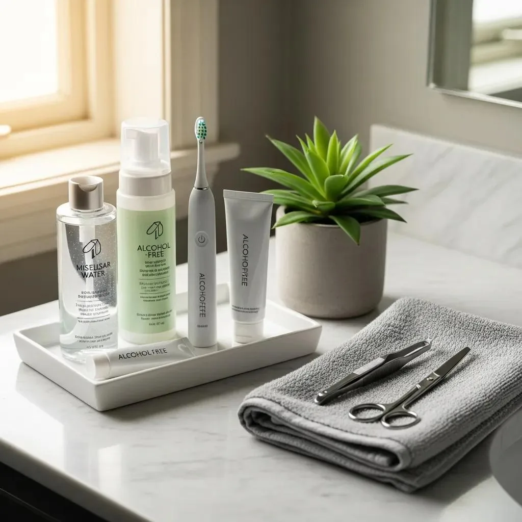 Allowed Hygiene Items Like Alcohol-Free Toiletries And Basic Grooming Tools