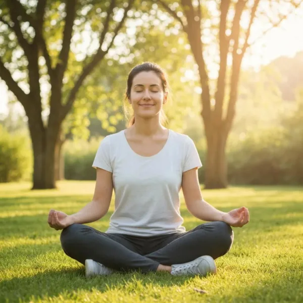 Blogs Person Practicing Mindfulness Outdoors, Embodying Tranquility And Focus For Addiction Recovery