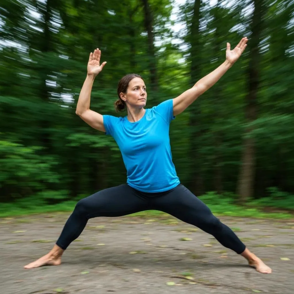 Person Practicing Yoga Outdoors — An Example Of Healthy Coping For Recovery
