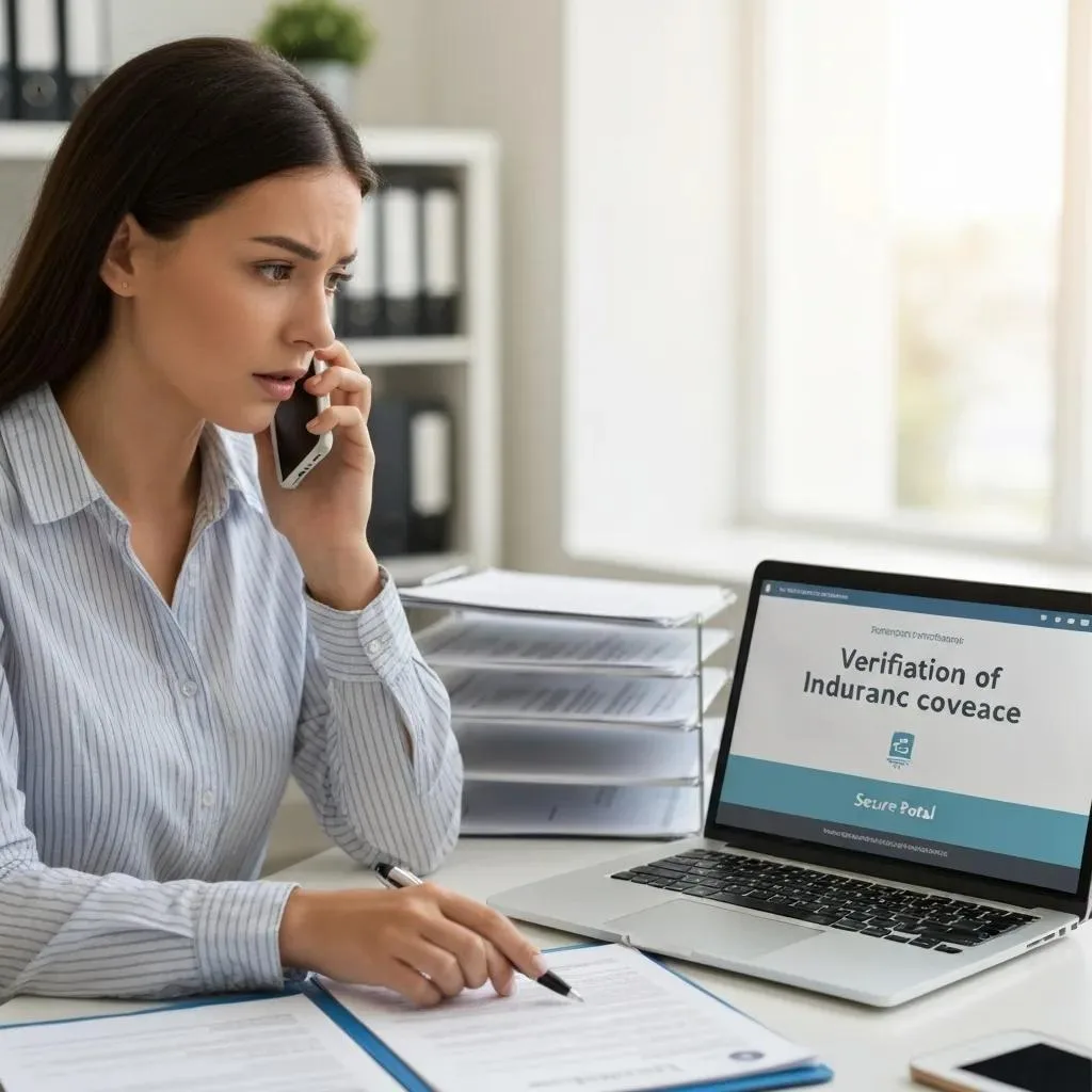 Affordable Addiction Treatment Options In Las Vegas Person Checking Insurance Details For Addiction Treatment With Documents And A Laptop