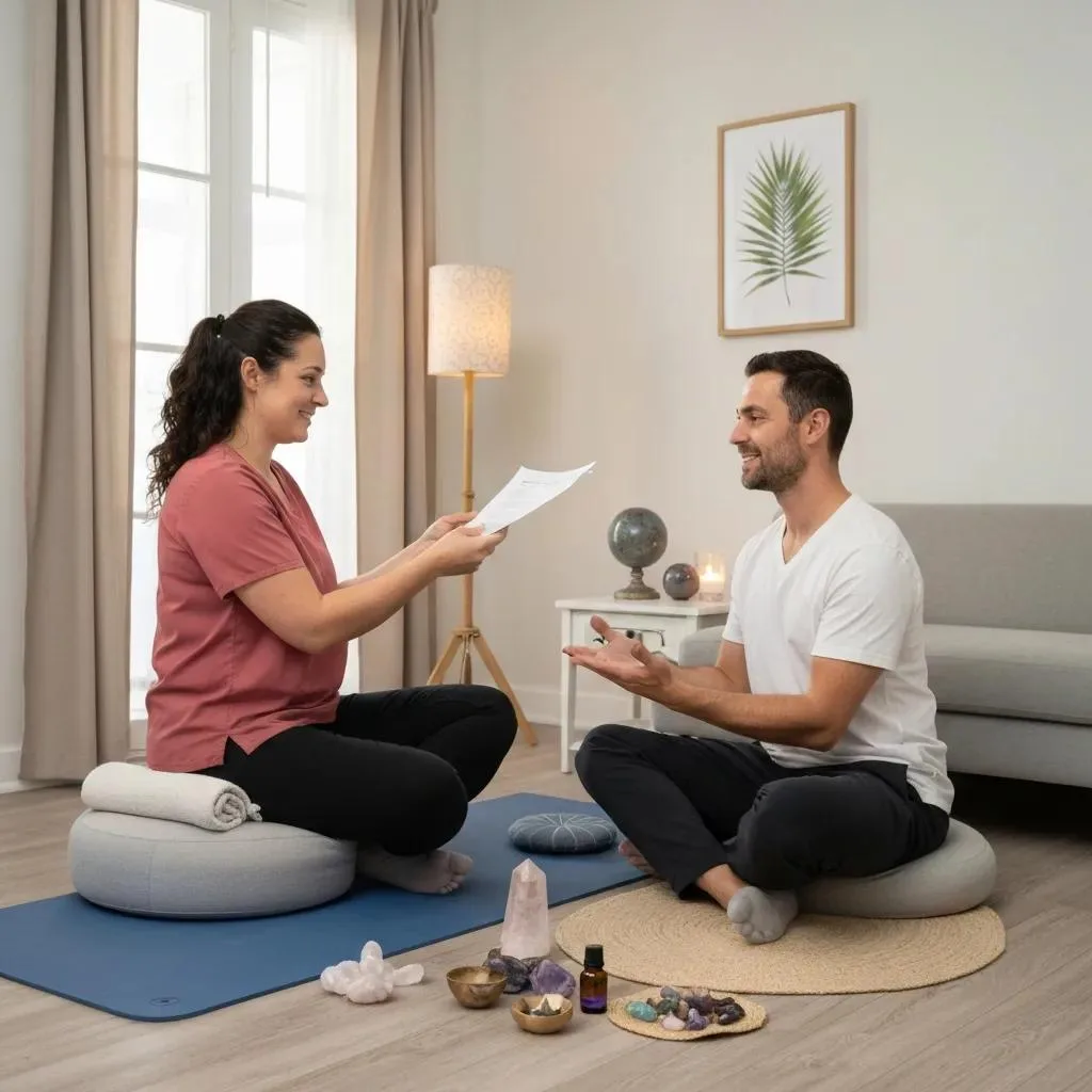 Individual Therapy Session In A Private, Upscale Rehab Setting Showing Personalized Clinical Care