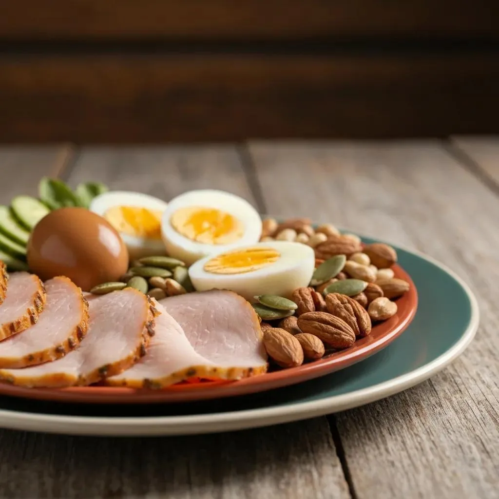 Foods That Boost Mood In Addiction Recovery Plate Of Tryptophan-Rich Foods For Recovery