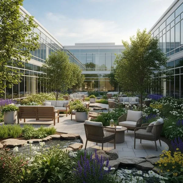 Rehabilitation Center Garden Promoting Recovery And Hope