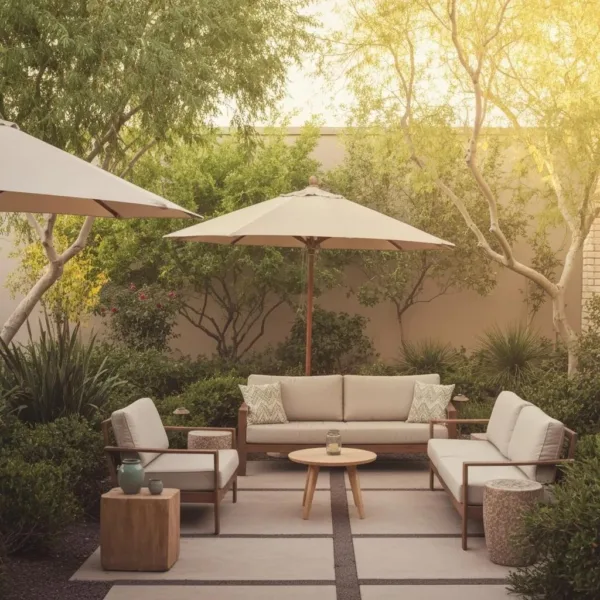 Serene Recovery Environment In Las Vegas With Greenery And Supportive Community