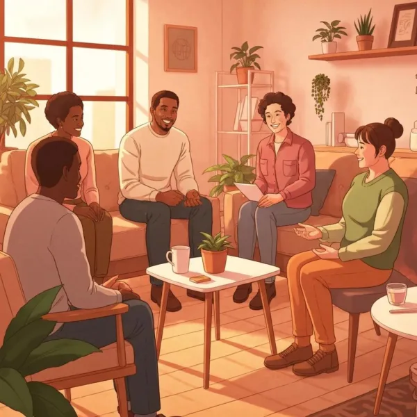 Blogs Supportive Group Therapy Session For Addiction Recovery, Emphasizing Community And Healing