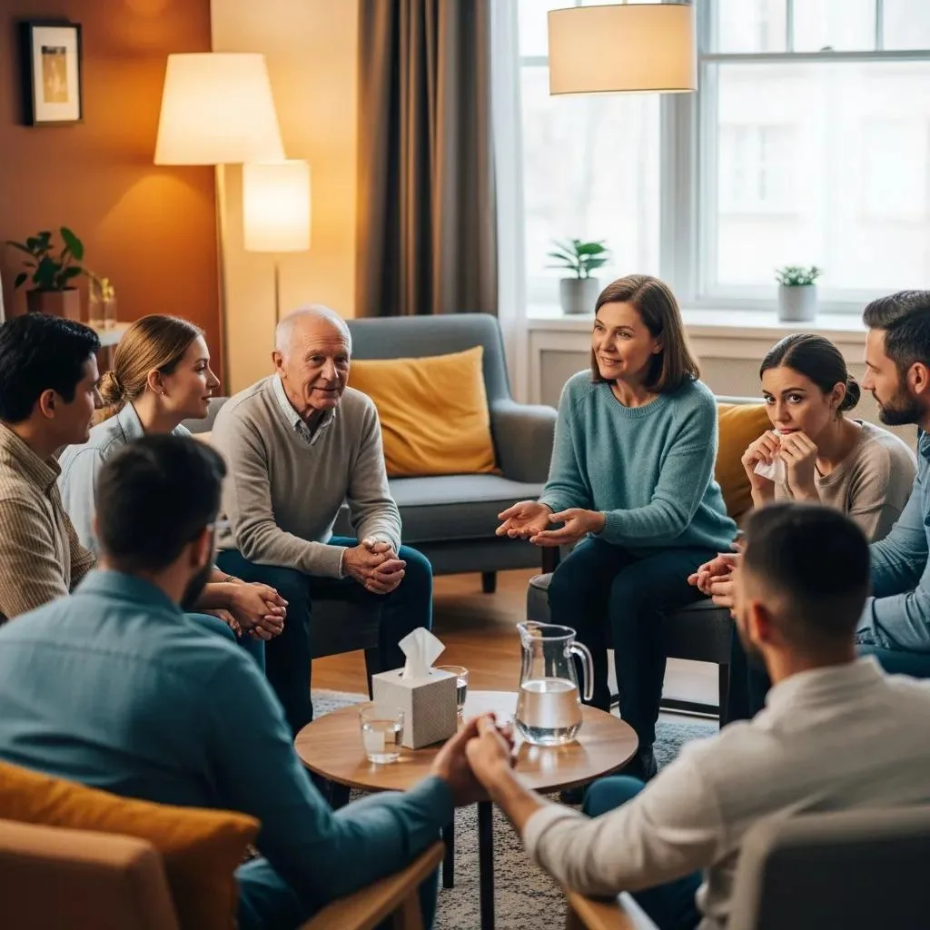 Group Therapy In An Outpatient Detox Program Emphasizing Community And Connection