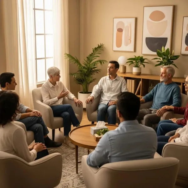 Supportive Therapy Environment For Dual Diagnosis Treatment, Highlighting Community And Healing