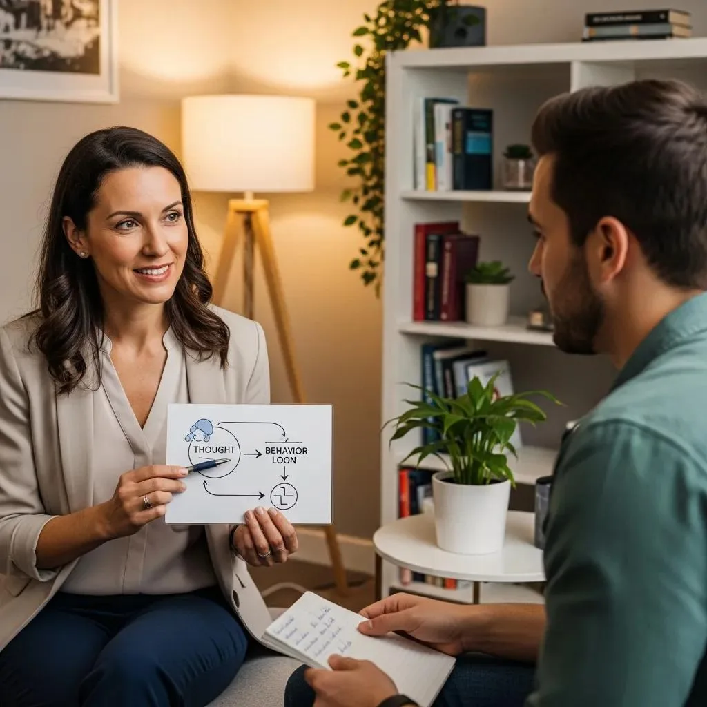 Building Self-Esteem In Recovery: A Guide Therapist Meeting With A Client While Discussing Therapies That Support Self-Esteem In Recovery