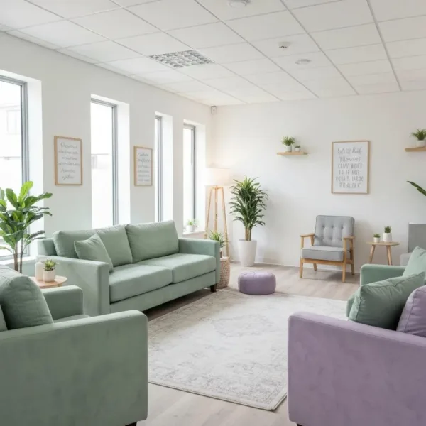 Blogs Therapy Room For Addiction Recovery With Calming Decor And Comfortable Seating