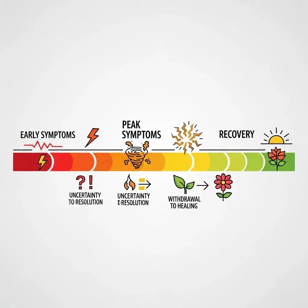 Opioid Detox Program Summerlin, Nevada Timeline Of Fentanyl Detox Stages Showing Symptom Progression