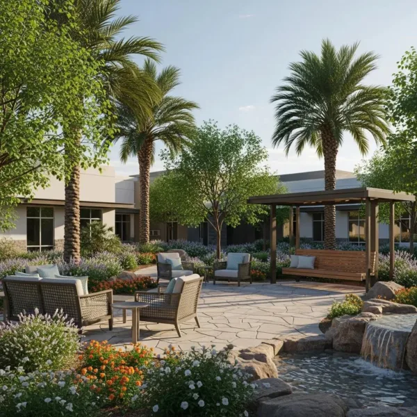 Tranquil Rehabilitation Center In Henderson, Nevada, Symbolizing Hope And Recovery From Alcohol Addiction