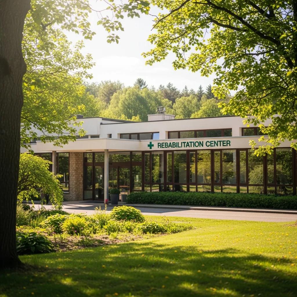 Peaceful Rehab Setting Representing Treatment Options And Recovery